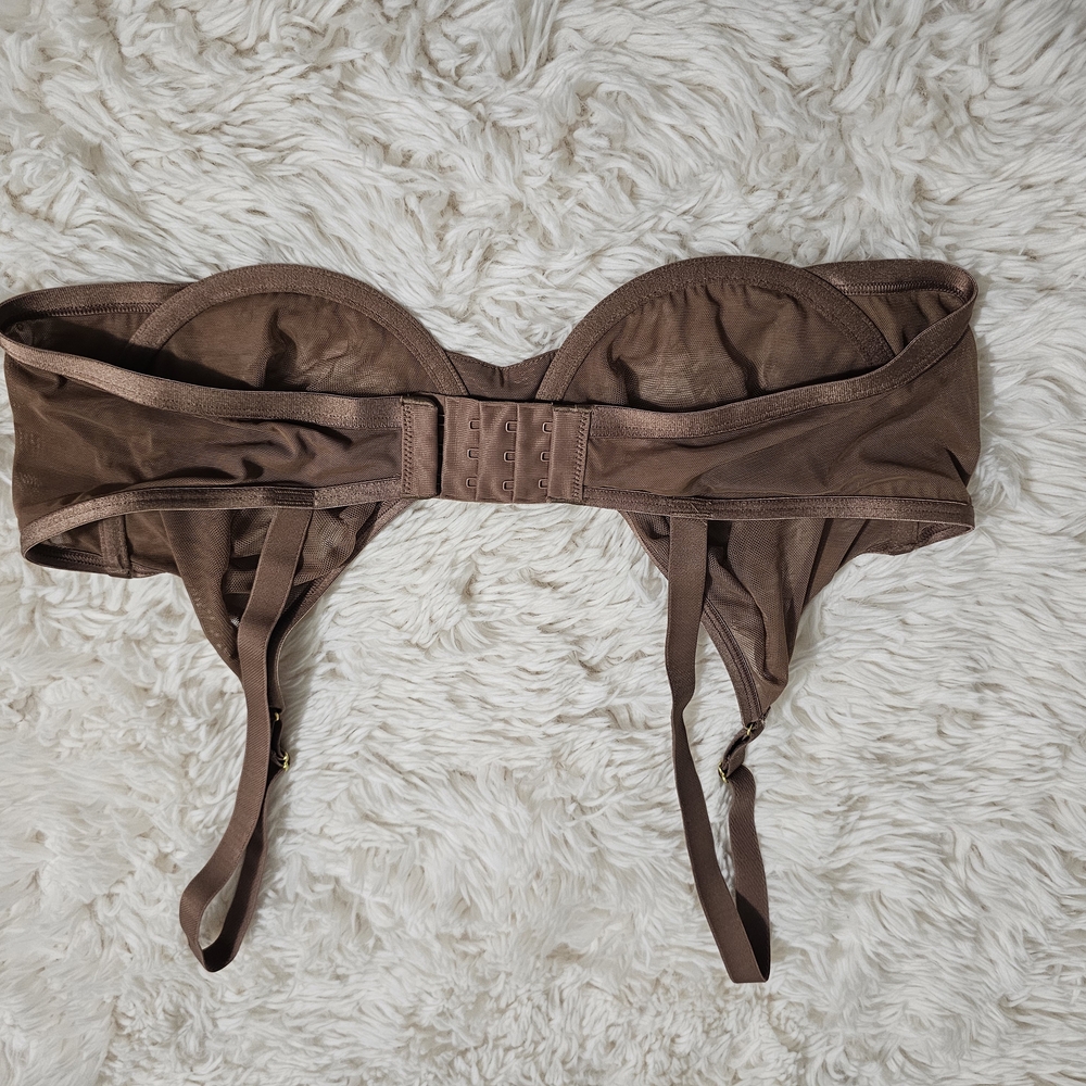 Sheer Brown Underwire Bra - Picture 2 of 3